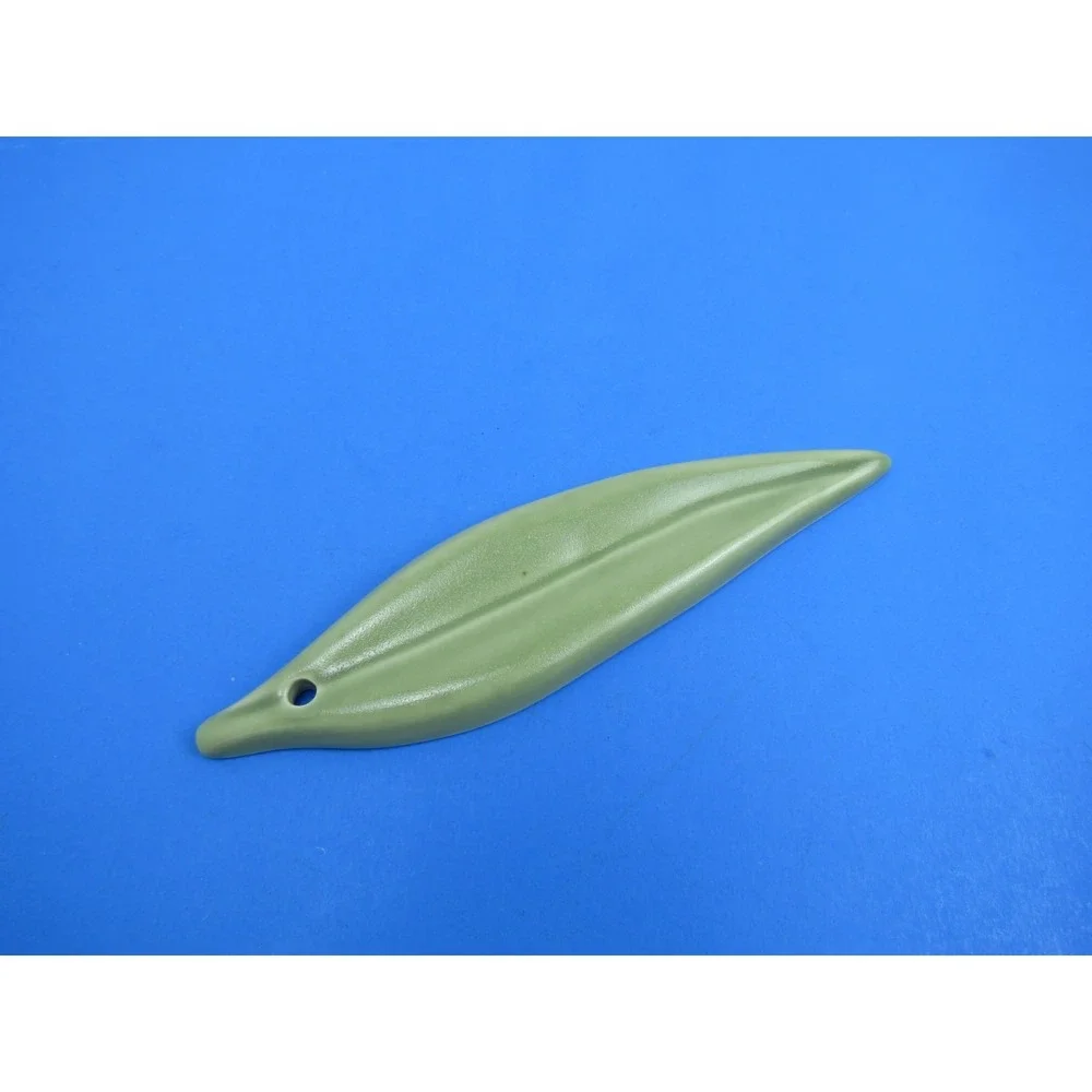 Rookwood Pottery Green Leaf Ornament 2010s Ceramic Sage Green